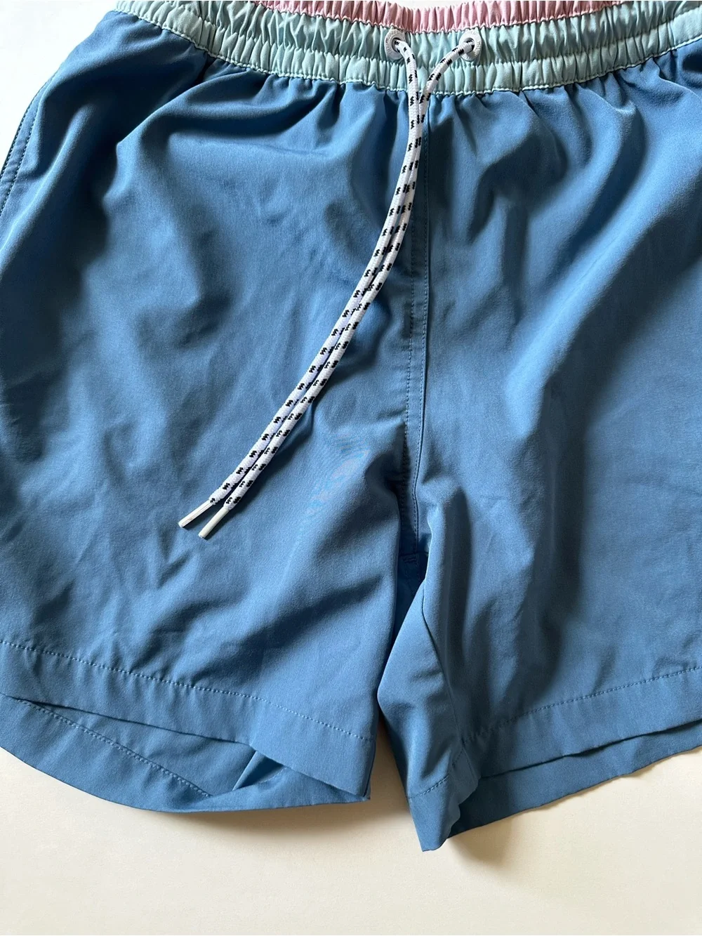 Chubbies Pastel Blue 5 1/2 inch Quick Dry Boxer Brief Liner Swim Trunks